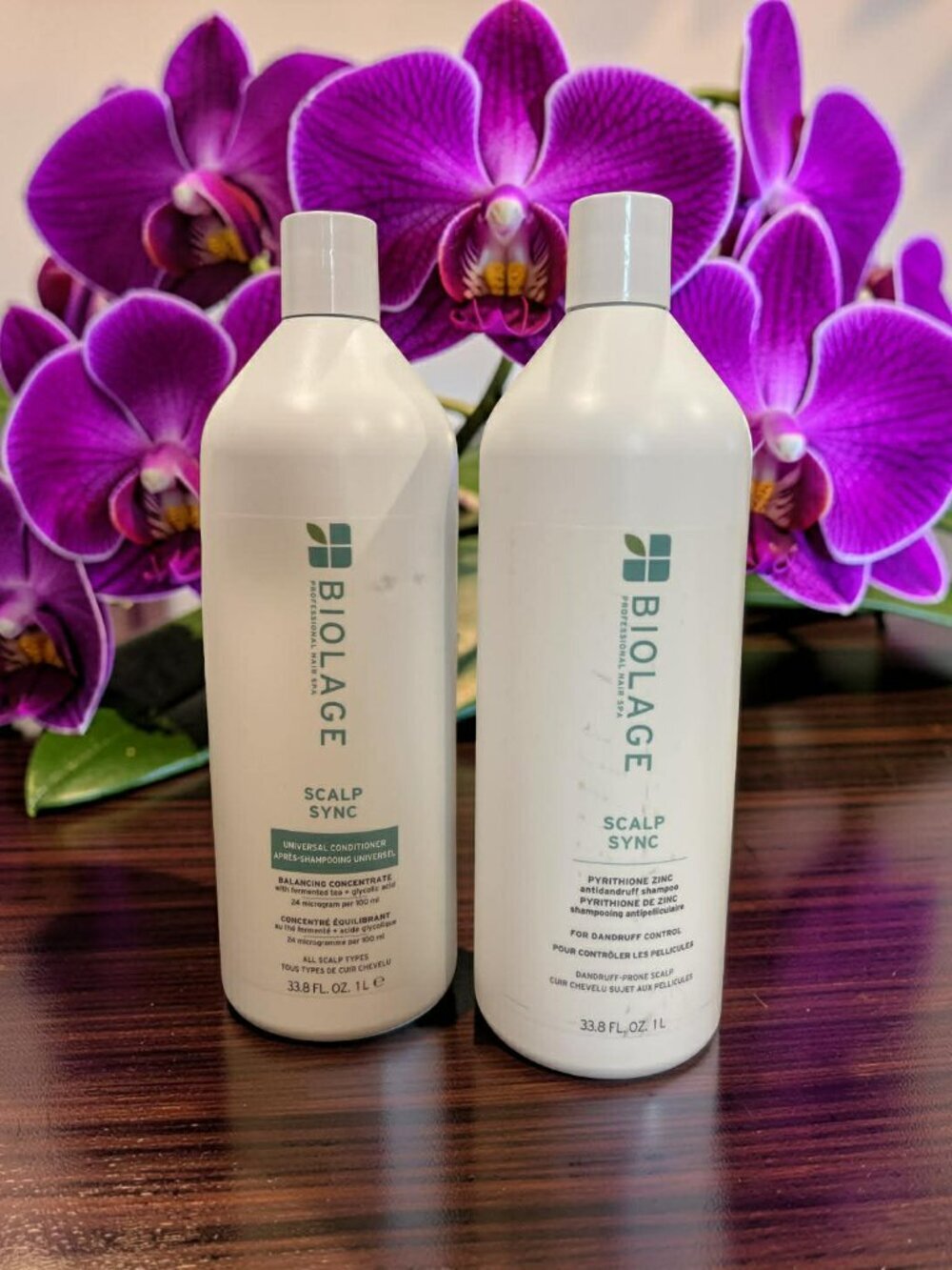 Biolage Scalp Sync Anti‑Dandruff Shampoo & Conditioner  33.8 oz Duo Liter Size
